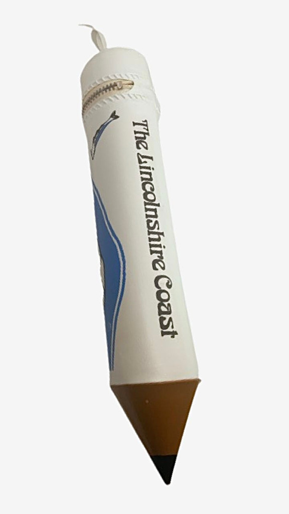 Classic The Lincolnshire Coast Pen / Pencil Case Vintage England UK British United Kingdom Great Britain Cases Originals Collectors Antiques Memorabilia