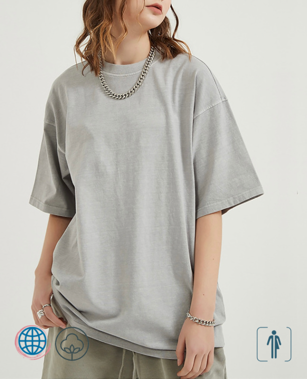 MiteigiYūki Cotton Round Crewneck T-Shirt   Genderful Unisex Anywear Women’s Men’s Punk Punkrock Goth Gothic Coconut Graphic Tees Summer Tree O-Neck Short Sleeve T-Shirts Casual Vintage Classic Tops T-Shirts Tees for trending Woman Man in Light Gray / grey