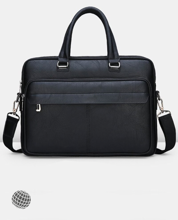 Office Commuter Bag   Unisex Mens Women’s One Shoulder Crossbody Cross Computer Business Work Commuting Handbag Bags for Man trending Woman in Black