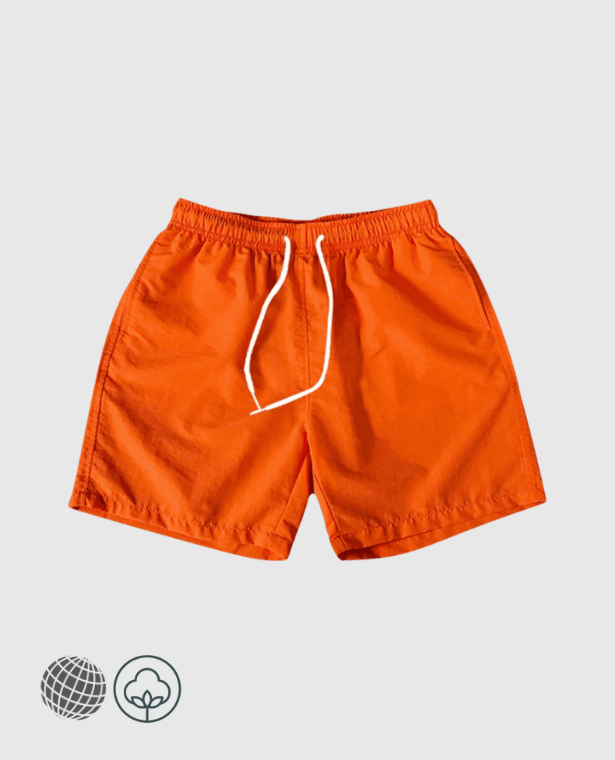 Drawcord Swim Shorts  Mens Sexy Swimwear Boxers Trunks Sport Beach Pants Board Surf Bathing Swimwear Plus Size Fitness MiteigiYūki Activewear for trending man in Orange