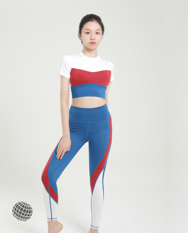 MiteigiYūki 2-Piece Sports Suit   Women’s Seamless Yoga Sportswear Fitness Sport Gym Running Set 2 Piece Costume Activewear Sports Bra + Leggings Sets for Woman in trending Red Blue