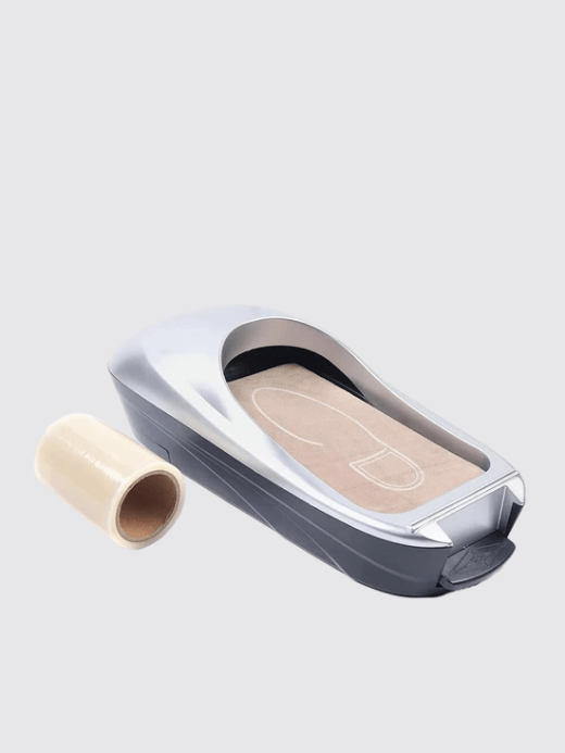 Automatic Shoe Cover Dispenser Machine     Entryway foyer entrance Waterproof Membrane Tool + 1 Piece Pcs Shoe Film strip Silver shoes covers tools