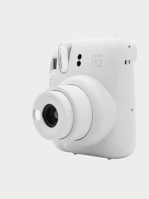 Fujifilm Instax Mini 12 Instant Camera with Built-In Flash & Hand Strap, fashion style cute gift in Camera 10 Film, White, Green, Blue, Pink, Lilac purple festival party event holiday vacation getaway wedding gift