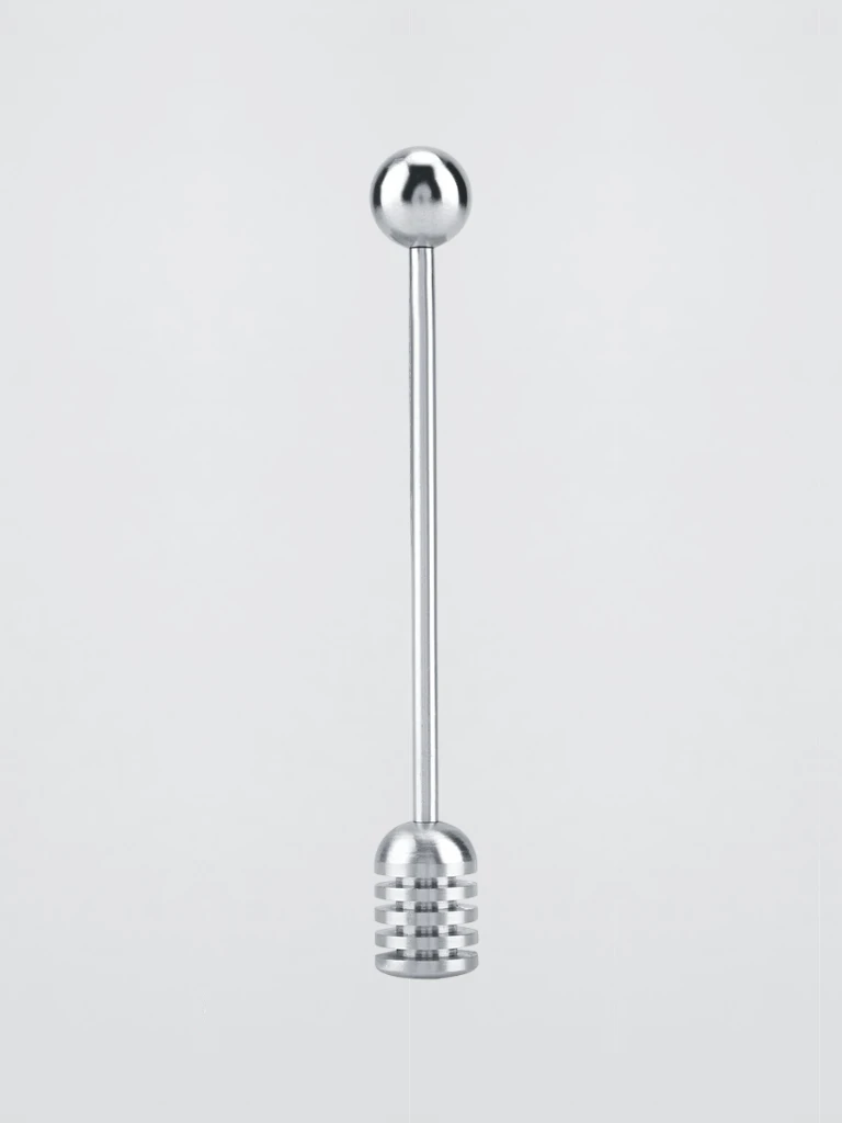 Honey Stick Spoon Solid 304 Stainless Steel Honey Dipper Drizzler Stirrer Spoon Mixing Stick serveware Tool