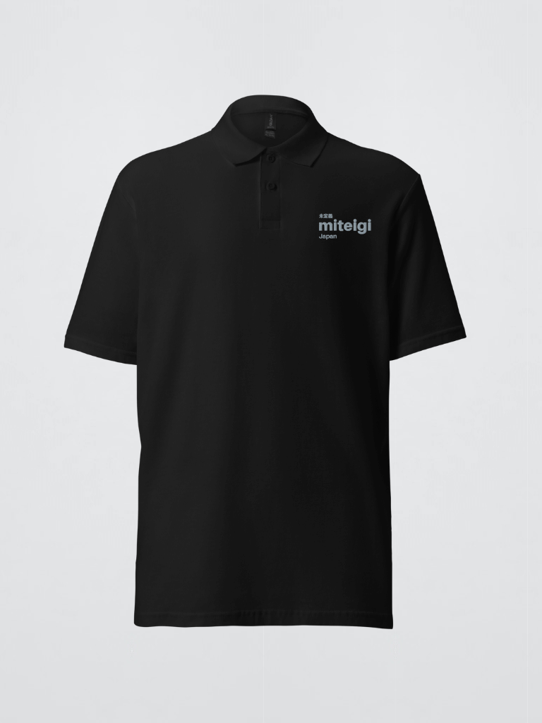 Unisex 100% cotton Pique Polo Shirt miteigi brand logo