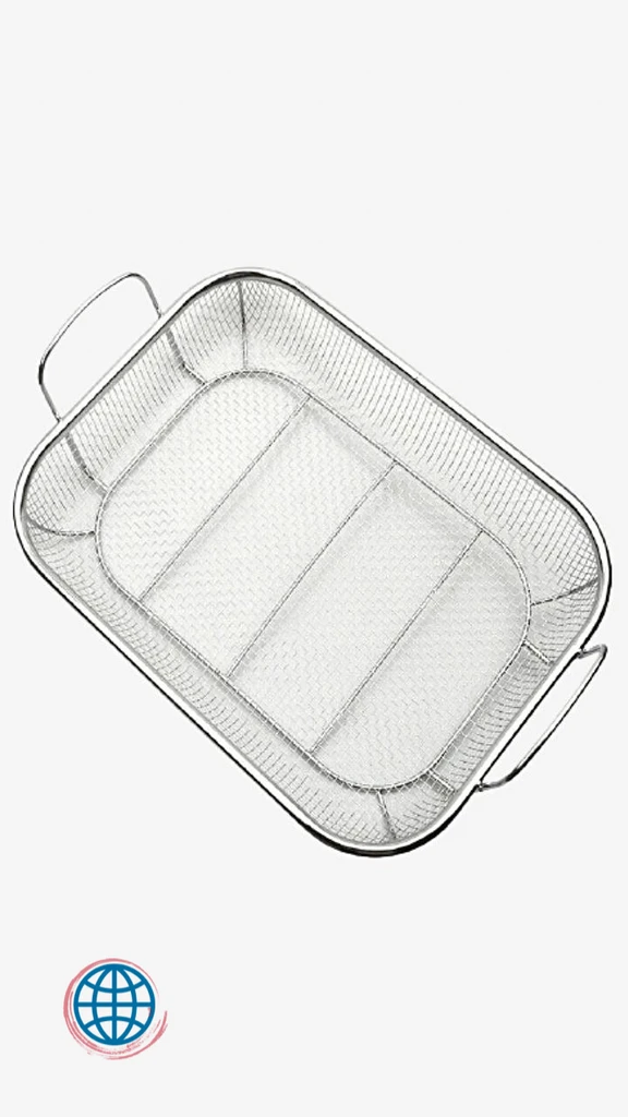 Stainless Steel Basket  Storage Tray Frying Baking BBQ Pan Non stick Chips Dish Grill Mesh Home Kitchen Tools BasketsTrending