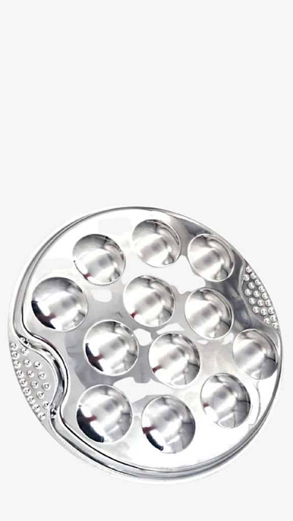 Escargot Serving Tray Snail Baking  Creative Barbecue Trays Stainless Steel 12 Grid Snail Baking Grill Pan For Snails Kitchen Tools BBQ Accessories Trending