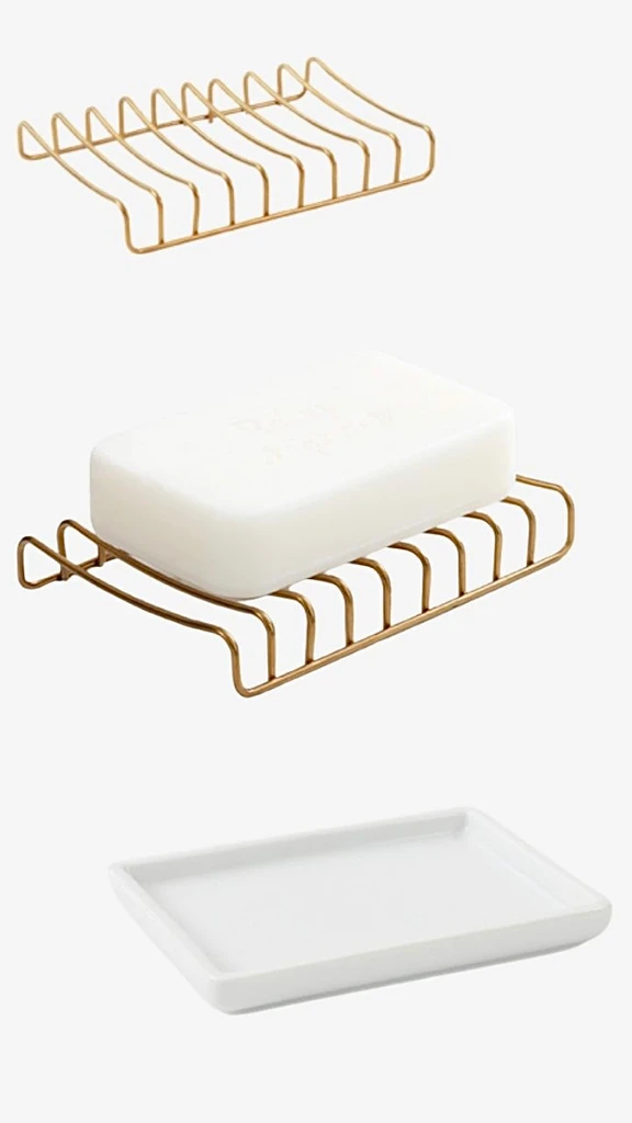 Japanese Soap Holder ceramic stainless steel bar bathroom soap drainer case dish holder box tray toilet creative 304 drain rack Japan Portable Soap Dishes Trending