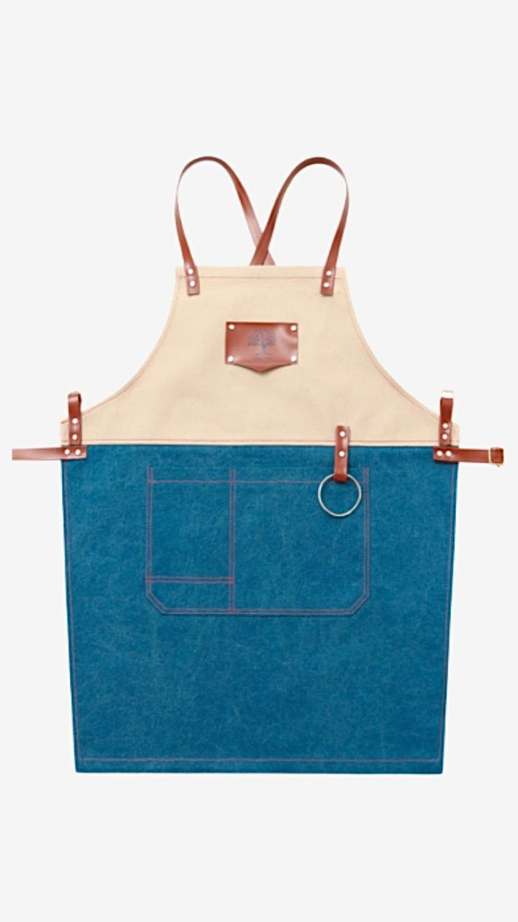Quality Various Styles Cowboy Apron Japanese Restaurant Barber Blue  Cream Coffee Brown Gray / Grey Artist Men and Women Overalls Wear Resistant Aprons Trending