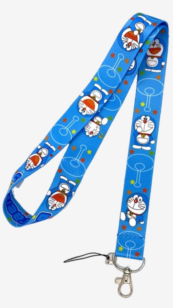 Anime Doraemon Neck Strap Lanyard keychain Mobile Phone Strap ID Badge Holder Rope Key Chain Keyrings Japanese Cosplay Accessories Gift Key Chains Japan Lanyards Trending