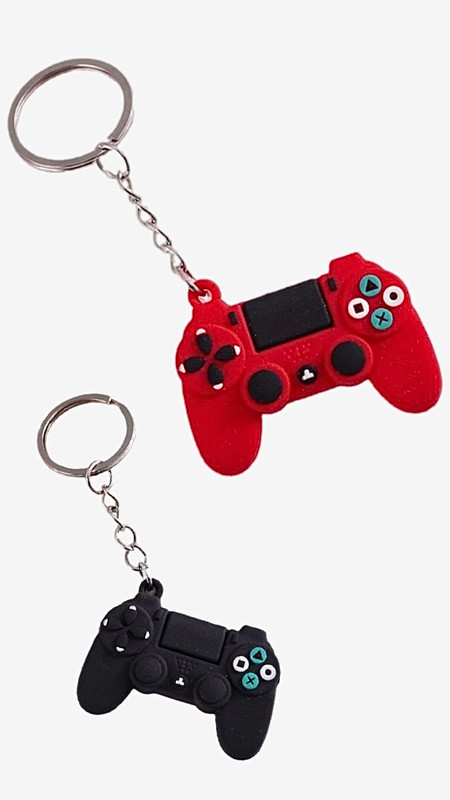 Diverse Red Black Gameboy Console Joystick Keyrings Car Mirror Accessory Game PC Controller Machine Keychain & Keyring Keychains Cute Gamepad Joystick Key Chain Hanging Key Chains Trending