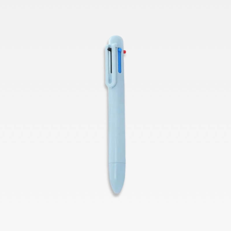 Office School home study room 6 Color Macaron Multicolor 6-Color Ink Ballpoint Pen Multifunction Creative Kids Pens stationary accessory writing accessories multi colors ink in dusk blue