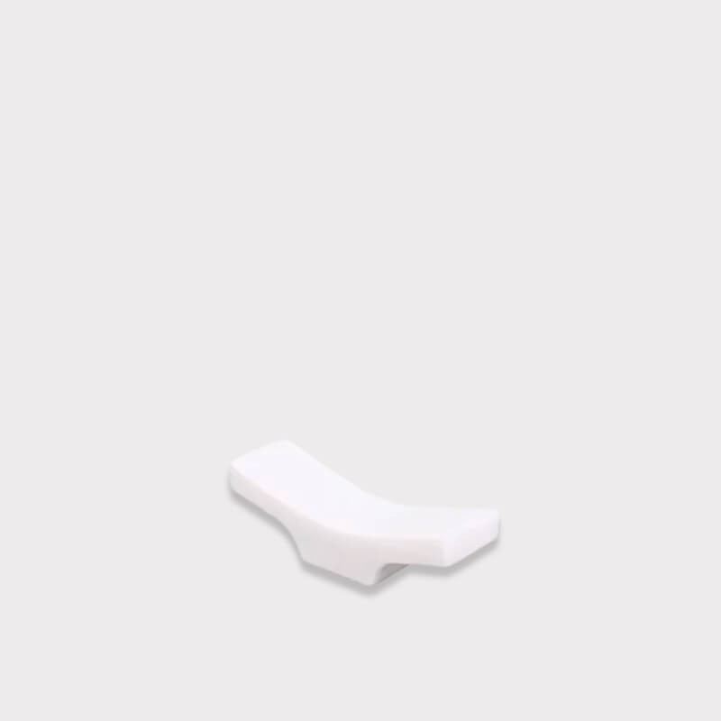 Japanese Retro rectangle Plastic diamine geometric rectangular Chopstick Rest holder stand Dining tableware accessory Tabletop accessories in white
