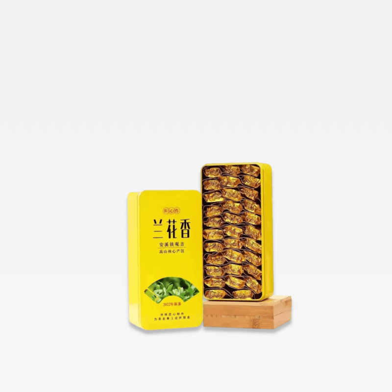 China Chinese Tieguanyin Oolong Tea Zipper Bags Teas Sealing Metal tin No Packing Bag 250g