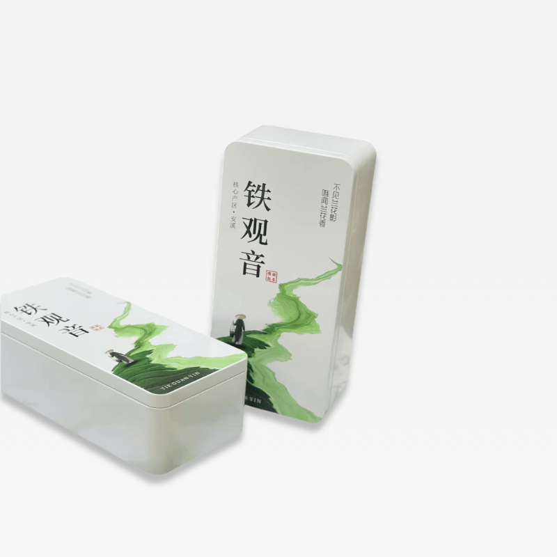 China Chinese Tieguanyin Oolong Tea Zipper Bags Teas Sealing Metal tin No Packing Bag 250g