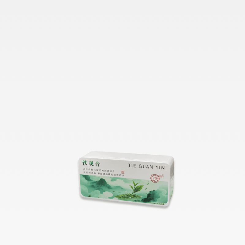 China Chinese Tieguanyin Oolong Tea Zipper Bags Teas Sealing Metal tin No Packing Bag 250g