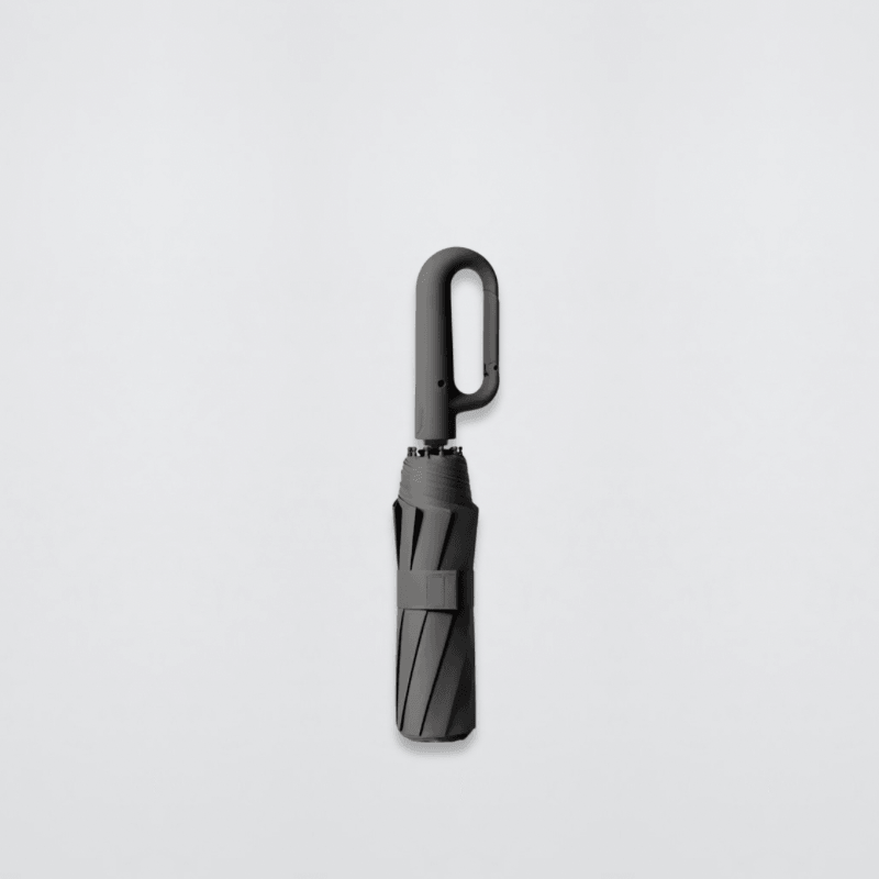 20 Bones Windproof Strong 105CM Reinforced Automatic Folding Backpack hook Umbrella for Men women, Large Buckle Handle Wind and Water Resistant sun protection and ultraviolet rain dual-purpose 3-fold school university Student Sunny travel accessory Holiday Vacation getaway shopping pencil Umbrellas accessories in Black