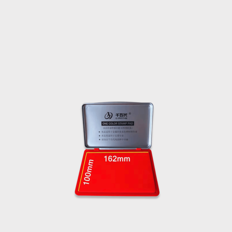 Office Home Crafts Special Premium For All Stamp Types Ink Stamp Ink Pad 16.2cm * 10cm, Ideal For Crafting pads in red