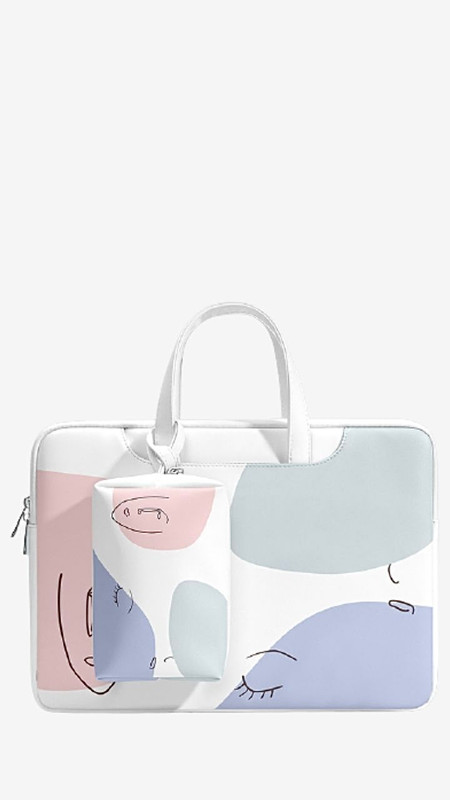 Waterproof Laptop Tablet iPad Pro Bag Sleeve Case for Macbook Lenovo Acer 12 13 14 15 15.6 16 Inch Notebook Bag Dell Apple Huawei HP Handbag Briefcase Bags & Cases in White Blue Brown Yellow  Style Trending