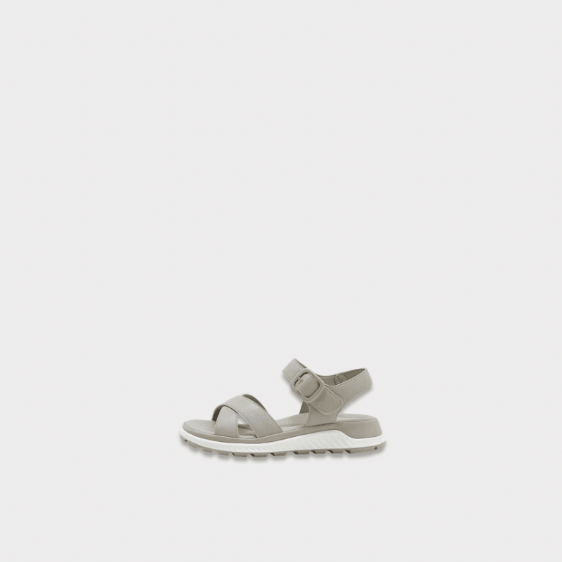 Women’s woman womens petite-, tall-, plus-, size Casual Open Toe Beach Slippers With Adjustable Buckle strap Flats PU Leather Flip Flops Cork Sandals in Gray grey