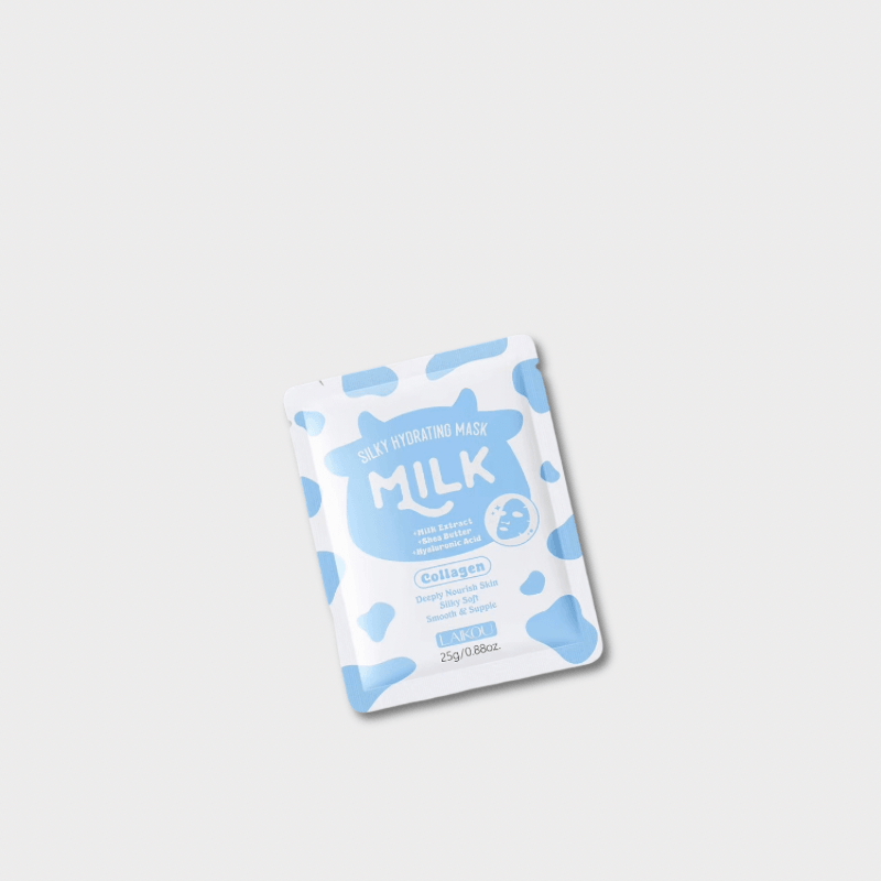 Women’s woman womens Men’s man mens Unisex Genflex Gender Neutral Genderfluid office commute workwear luxury LAIKOU Milk Silky Hydrating Mask Brightening Collagen Sheet Mask Anti-Age Skin Care Moisturizing rejuvenating Face Mask 25g*20pcs 20-Piece pack in white