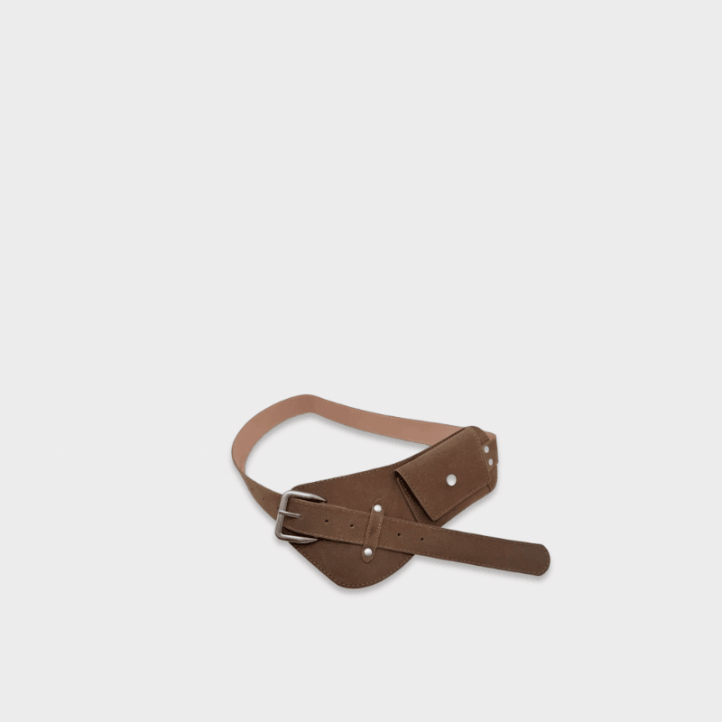 Women’s woman womens luxury Casual Trendy Pin Buckle Suede Leather Maillard Luxury Design Waist purse Versatile Retro Wide Waistband Waist Decoration All-match Matching solid pattern Belt Fashion belts accessories in brown