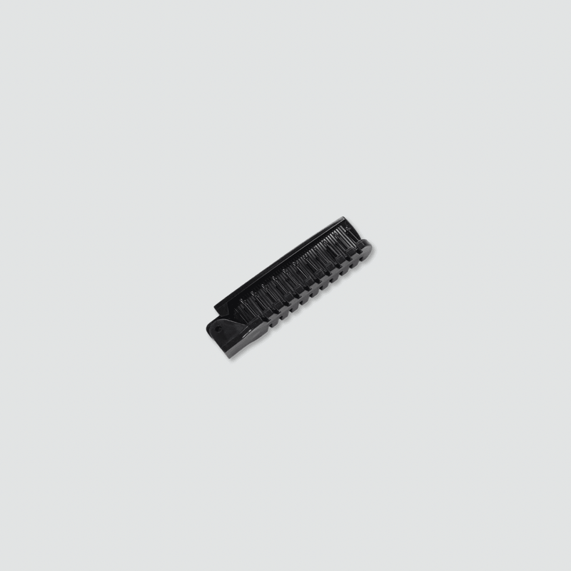 Women’s woman womens Men’s man mens Unisex Genflex Gender Neutral Genderfluid beauty and makeup travel Folding Portable compact Mini Pocket polypropylene dual-use braiding & curling Foldable hair brush and comb Cosmetics Beauty and skincare Tools brushes combs in black