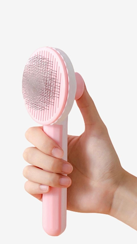 Pet Brush Self Cleaning Slicker Brush for Cats Dogs Removes Pets Hair Removal Comb Pets Grooming Tool Cat Dog Clean Accessories Trending