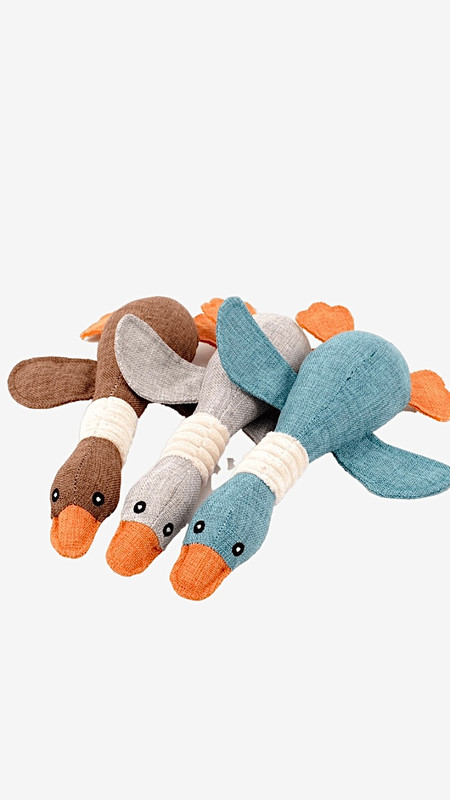 50cm Dog Squeak Toys 32cm Wild Goose Sounds Toys Dog Cat Fleece Pet Funny Plush Toys Training Pets Household Pet Dogs Squeaky Toys Accessories Trending