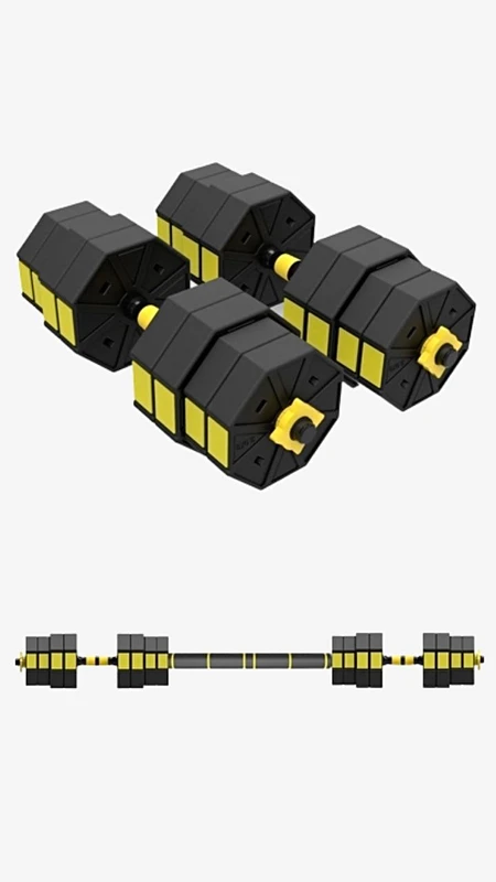 Adjustable Dumbbell Set Spray Paint Barbell Suit Combination Workout Exercise Fitness Equipment 15 20 30 40kg Dumbbells Trending