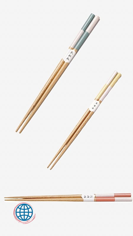 Lattice Wood Chopsticks 1 Pair Japanese Wooden Chopstick Sushi Chinese Noodles Chop Stick Bamboo Tableware Kitchen Bar Supplies Party Japan Cutlery Tools Trending in Blue Pink Yellow