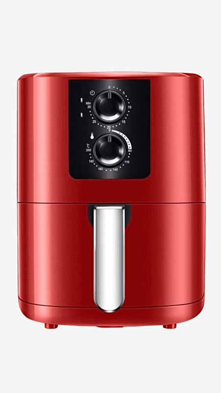 Air Fryer 5L YAXIICASS Fryers without Oil Large Capacity Household Intelligent Red Fryers Multi Function Electric Oven With Timer Trending