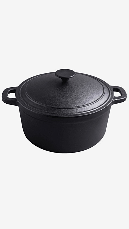Cast Iron Dutch Oven Vintage black stew pot home soup traditional pots for a variety of stoves Ovens Trending