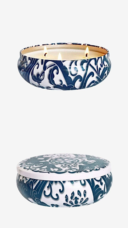 Scented Soy Wax Tin Candle Citronella 3 Wick Tin 80 Hour Burn Outdoor and Indoor Candles Trending