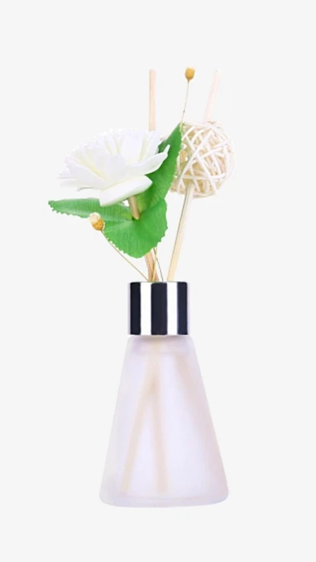 50ml Air Freshener Perfume Set Glass Bottles Reed Diffuser Sticks Freshers Essential Oil Flameless Aromatherapy Home Sets Incense Burners in Jasmine, Lavender, Lemon, Lily, Osmanthus, Marine Trending