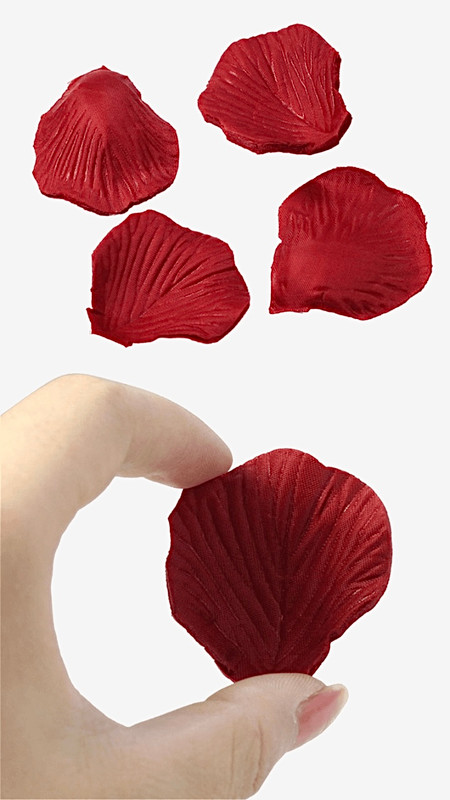 Fake Rose Petals 100-Piece 100PCS Fake Rose Petals Flower Toss Artificial Silk Wedding Petal For Party Event Wedding Decoration Christmas Home Decorations Trending