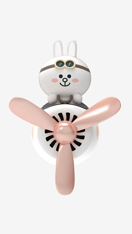 Rabbit Pilot Car Air Freshener Perfume Aromatherapy Pilots Rotating Propeller Outlet Fragrance Flavor Rabbit Pilot Car Accessories Trending