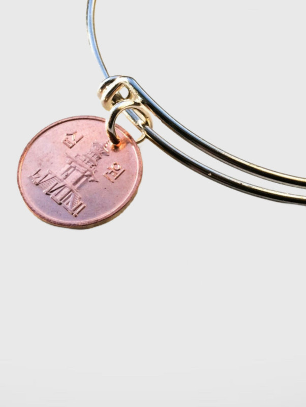 Ten Won South Korean Coin Bangle Trend