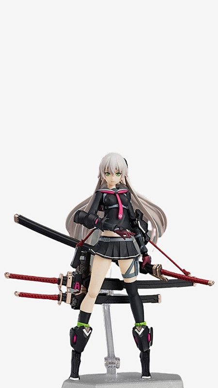 Heavily Armed High School Girls Figurine Japanese Anime figma Shi Ichi PVC Action Figure figma #396 #422 Toys Model Collection Doll Gift Japan Action Figures Trending
