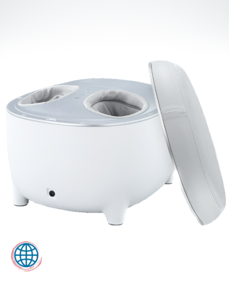 Heated Foot Massager Stool Small Stool Foot Massager Heated Stool Massager 2 In 1 Three step Hot Pillow compress Warms Feet Massage Tables Trending