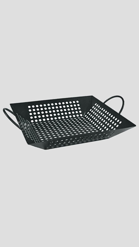 Square Grill Basket Barbecue Fry Pan Non stick BBQ Frying Pans Teppanyaki Chicken Baskets Outdoor Field Kitchen Tool Trending Accessories