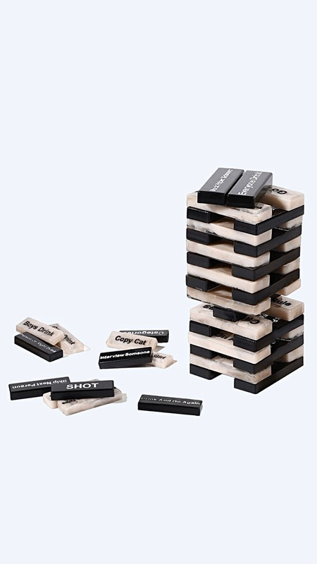 Tumbling Tower Game Stacking Block Crafts Resin Mold Jenga Game Craft Silicone Molds DIY Outdoor Garden Lawn Wedding Birthday Home Trending Party Games