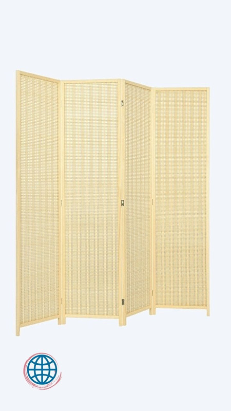4-Panel Screen Divider 4 Panel Room Portable Folding 6 ft Partition Screens Trending Room Dividers