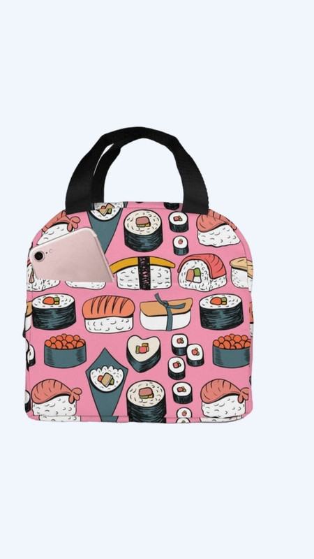 Japanese Sushi Lunch Bag kids Adults insulation portable waterproof picnic cooler breakfast office school reusable Trending Japan food Bags