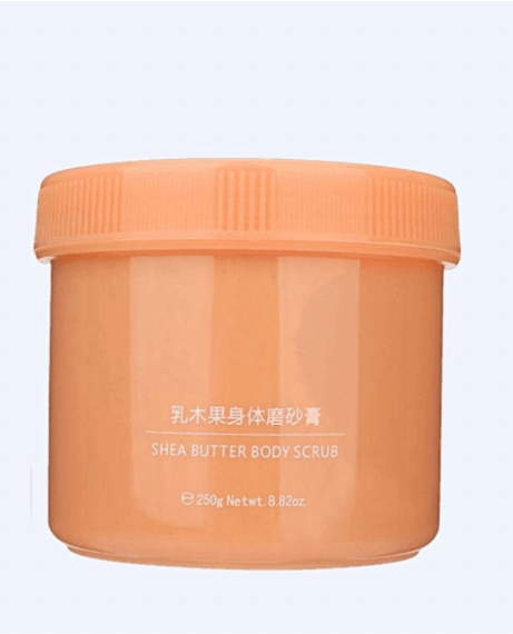 Shea Butter Cleansing Scrub Cream Body Facial Moisturizing Cutin Dead Skin Remove Trending Beauty Skincare Products