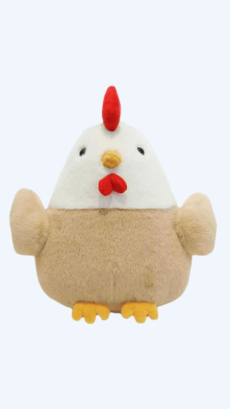 Kawaii Chicken Plush Doll 23cm Japanese Toys Children Anime Animal Hen Plush Toy Baby Sleeping Soothe Doll Kids Soft Stuffed Chickens Child Trending Japan Toy Birthday Gifts