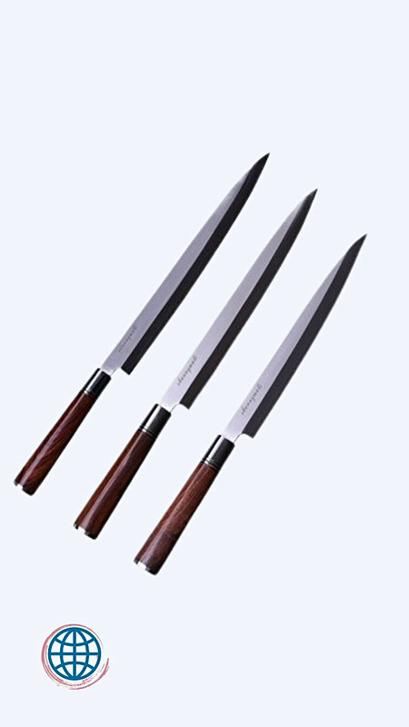 Japanese Yanagiba Filleting Knife German imports 1.4116 steel with wood handle in gift box 10 11 12 inch Pro Trending Japan Sushi Sashimi Knives