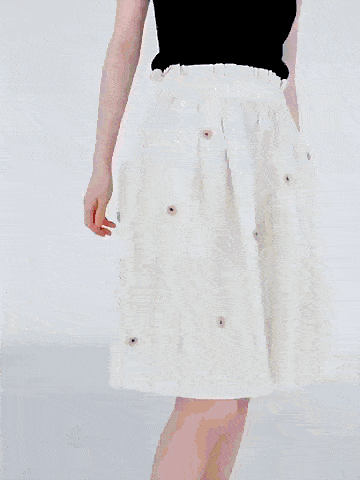 Mid Rise Wide-Leg Cotton Shorts Women's Japanese original casual loose striped floral bud cream wild pocket five-point wide-leg Japan Shorts Trends for Woman