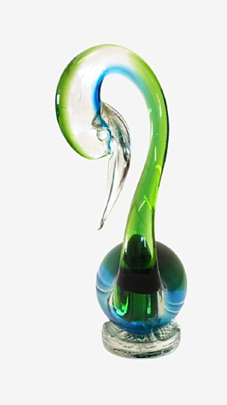 Classic Murano Swan Figurine Italy 1950 Vintage Originals Collectors Antiques Glass Italian Trending Memorabilia