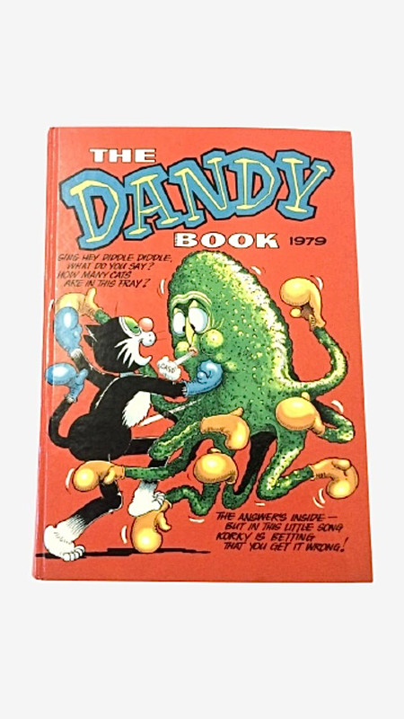 A classic The Dandy Book 1979 Hardback Annual Vintage Originals Collectors Antiques Book and Magazine Memorabilia